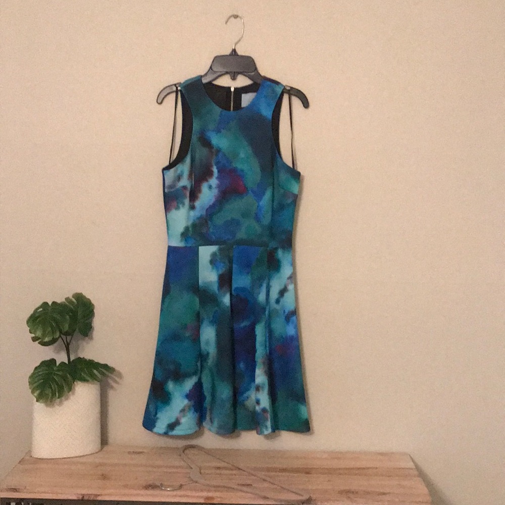 Watercolor Pattern Dress
